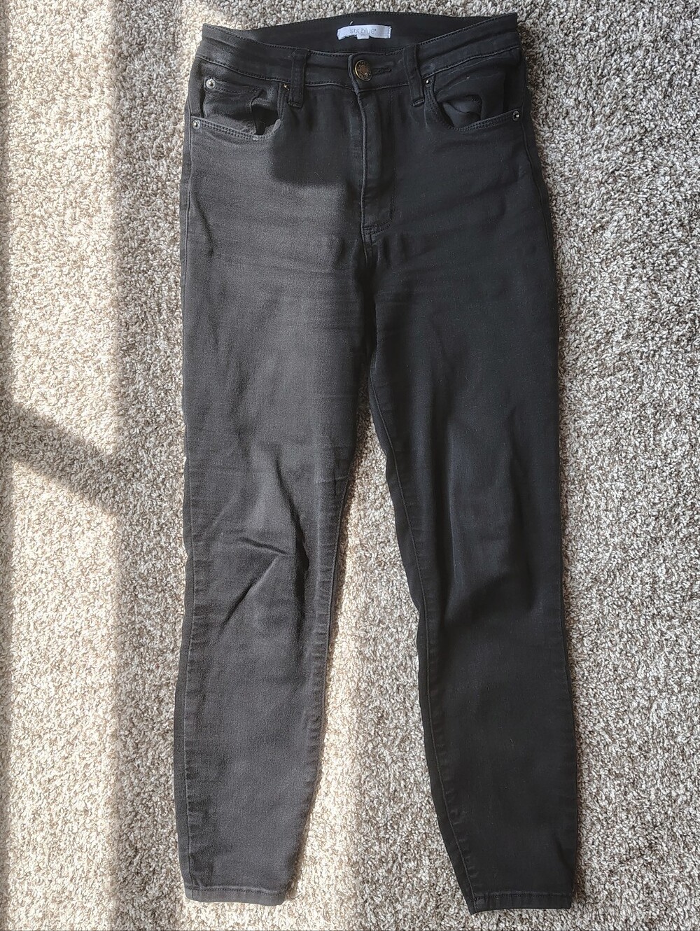 STS Blue Men's Slim Stretch Jeans in Black